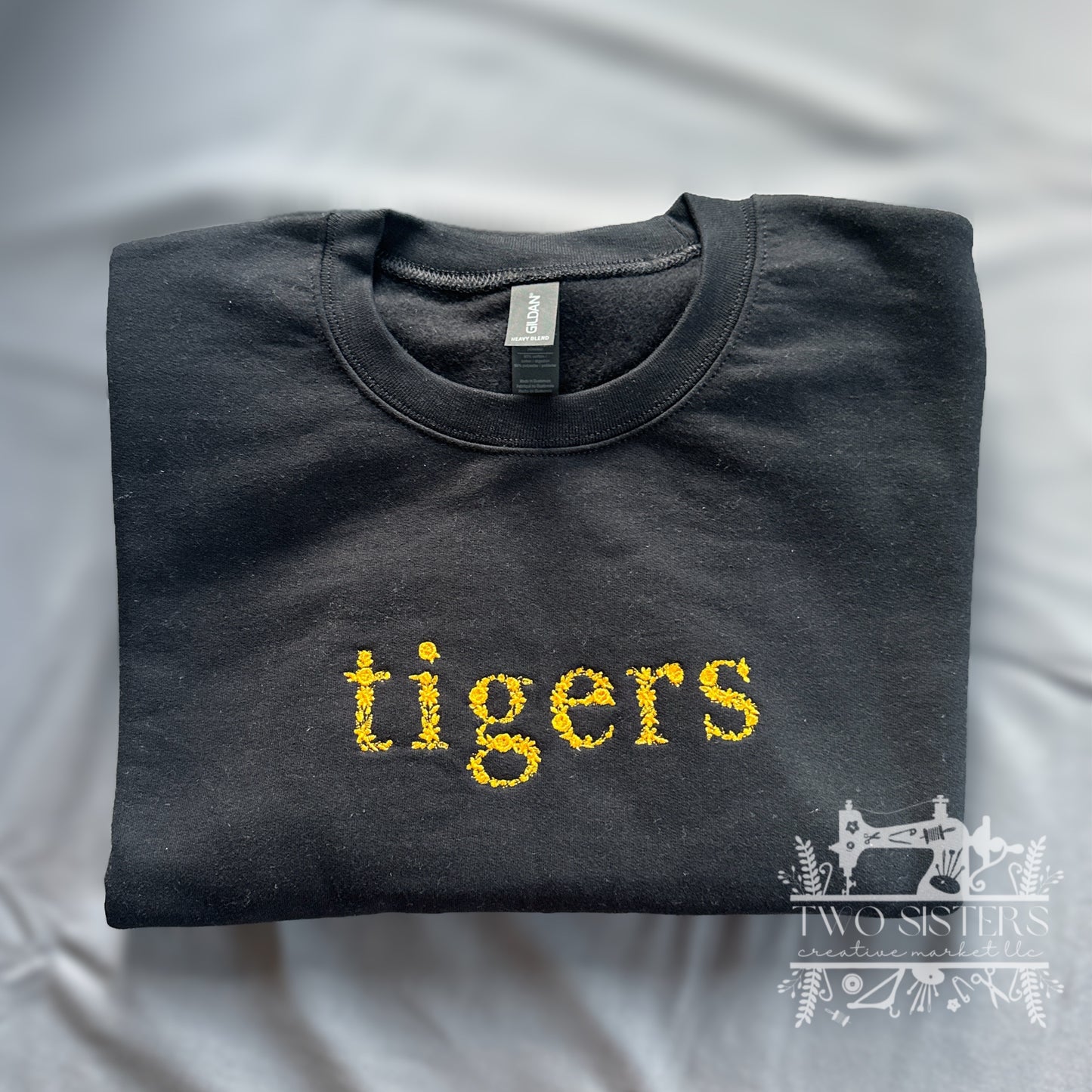 Tigers Floral Crewneck