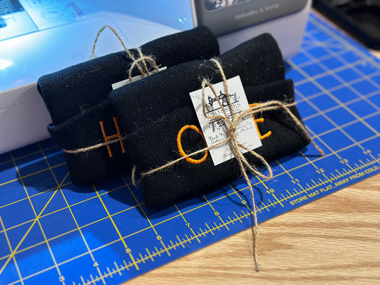 Kids Custom Embroidered Sock Hat
