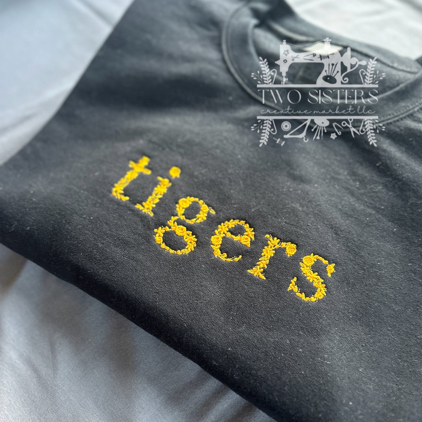 Tigers Floral Crewneck